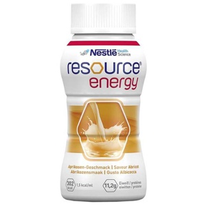 Resource Energy Aprikose, 4X200 ml Flüssigkeit Produktbild