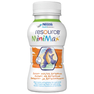 Resource Minimax Næringsdrikk Banan/Aprikos 2x200 ml produktbilde
