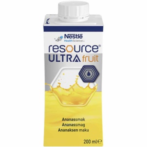 Resource Ultra Fruit næringsdrikk ananas 4x200 ml produktbilde