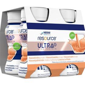 Resource Ultra, icke komplett kosttillägg, hasselnöt 4 x 125 ml produkt bild