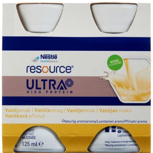 Resource Ultra Vanilje 4x125 ml produktbillede
