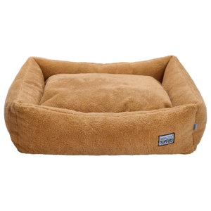 Resploot Tuffles Hundbädd Teddy Brun produkt bild