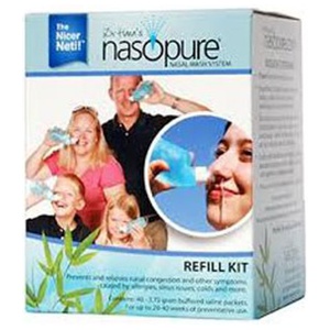 RESTPARTI - Nasopure® - Salte til Næsehorn Refill 40 stk. produktbillede
