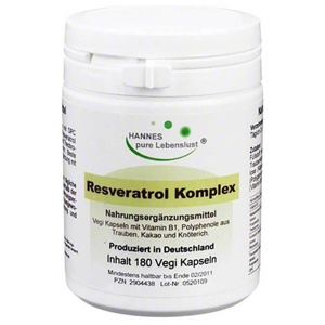 Resveratrol Komplex Vegi Kap, 180 St Kapseln Produktbild