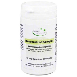 Resveratrol Komplex Vegi Kap, 60 St Kapseln Produktbild