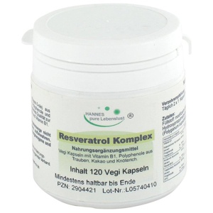 Resveratrol Komplex Vegi Kap, 120 St Kapseln Produktbild