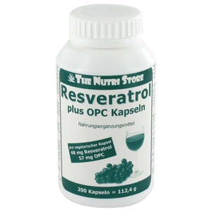 Resveratrol plus OPC Kapseln, 200 St Kapseln Produktbild