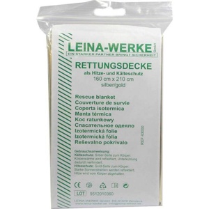 RETTUNGSDECKE 160x220 cm gold/silber Produktbild