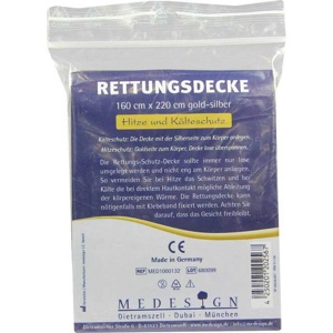 RETTUNGSDECKE 160x210 cm gold/silber 1 St Produktbild