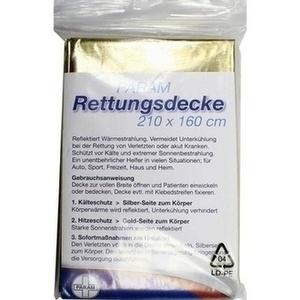 RETTUNGSDECKE gold/silber Produktbild