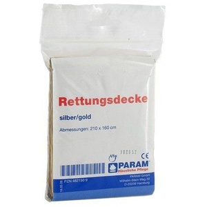 RETTUNGSDECKE-gold-silber Produktbild