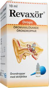 Revaxör Örondroppar med sköljblåsa 10 ml produkt bild