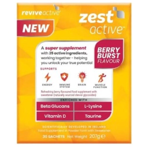 Revive Active Zest Active Energy Supplement Berry Burst Flavour 30 Day Pack product image