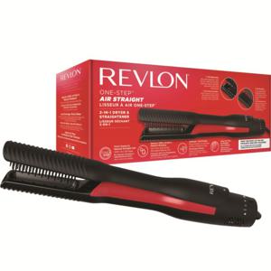 Revlon One-Step Air Straight 2-in-1 Dryer & Air Straightener, Dry & straighten with hot air without extreme heat, Optional Shine Boost with heated teeth & plates infused with Argan oil, RVDR5330UK produkt bild