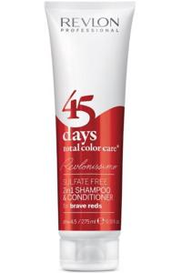 Revlon Professional 45 Days Total Color Care for Brave Reds Shampoo 275 ml produkt bild