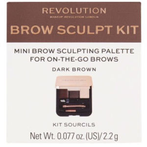 Revolution Beauty London Brow Sculpt Kit Dark produktbilde