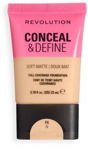 Revolution Beauty London Conceal and Define Soft Matte Tube Foundation F6N produkt bild