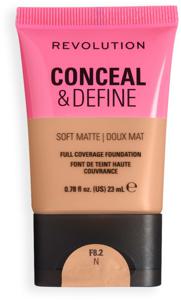 Revolution Beauty London Conceal and Define Soft Matte Tube Foundation F8.2N produkt bild