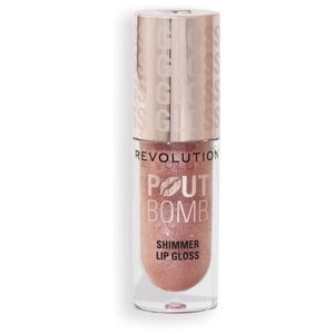 Revolution Beauty London Pout Bomb Shimmer Gloss 4,5ml Glimmer Nude produkt bild