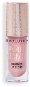 Revolution Beauty London Pout Bomb Shimmer Gloss Shine Pink produktbilde