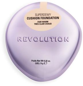 Revolution Beauty London Superdewy Cushion Foundation Fair Warm produkt bild