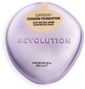 Revolution Beauty London Superdewy Cushion Foundation Light Neutral Warm produkt bild