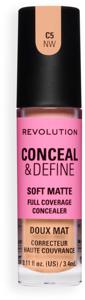 Revolution Conceal and Define Full Coverage Concealer C5NW 3,4 ml produkt bild