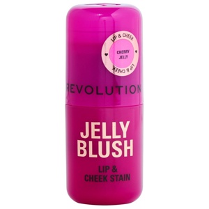 Revolution Jelly Blush Stick Lip and Cheek Stain Cherry Red 5,5 g produkt bild