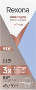 Rexona Women Maximum Protection Roll-on Clean Scent 50 ml produkt bild