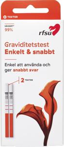RFSU Graviditetstest 2 st produkt bild