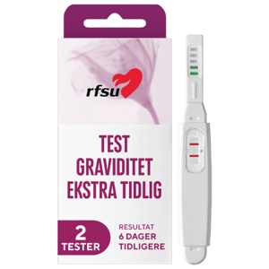 Rfsu graviditetstest early 2 stk produktbilde