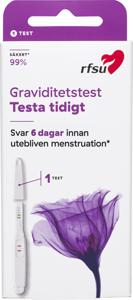RFSU Graviditetstest Testa tidigt produkt bild