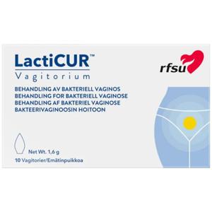 RFSU LactiCUR Vagitorium 10 st produkt bild