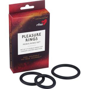 RFSU Pleasure rings penis ring set, 3 st produkt bild