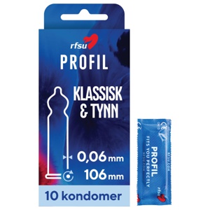 RFSU Profil kondom 10 stk produktbilde