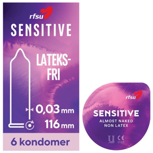 Rfsu Sensitive Kondom 6 stk produktbilde