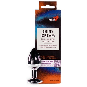 RFSU Shiny Dream - Small Metal Butt Plug produktbillede