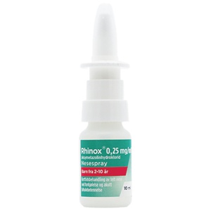 Rhinox 0,25 mg/ml nesespray 10 ml produktbilde