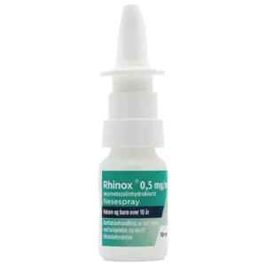 Rhinox 0,5 mg/ml nesespray 10 ml produktbilde