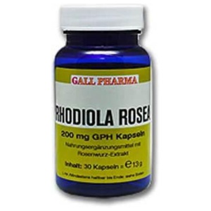 Rhodiola Rosea 200 mg GPH Kapseln, 30 St Kapseln Produktbild