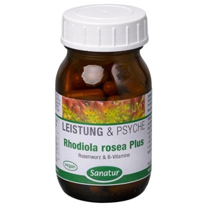 RHODIOLA ROSEA Plus B-Vitamine Kapseln Produktbild