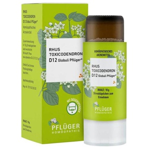 Rhus Toxicodendronicodendron D 12 Globuli Pflüger Globulisp., 10 g Globuli Produktbild