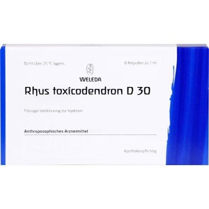 RHUS TOXICODENDRON D 30 Ampullen Produktbild