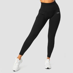 Ribbed Define Seamless Pocket Tights Svart produkt bild