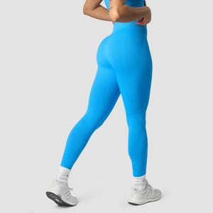 Ribbed Define Seamless Tights Azure Blue produkt bild