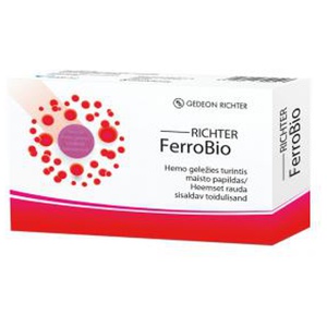 Richter Ferrobio raua tabletid N40 toote pilt