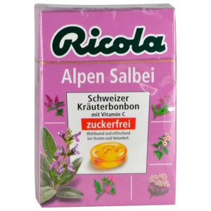 Ricola Alpen Salbei Schweizer Kräuterbonbon zuckerfrei 50 g Bonbons Produktbild