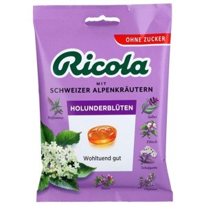 Ricola Holunderblüten ohne Zucker 75 g Bonbons Produktbild