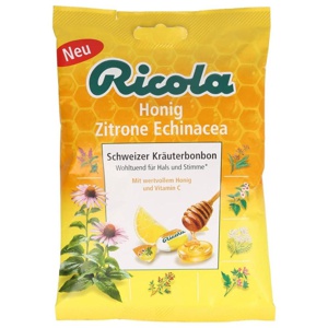 Ricola Honig Zitrone Echinacea 75 g Bonbons Produktbild