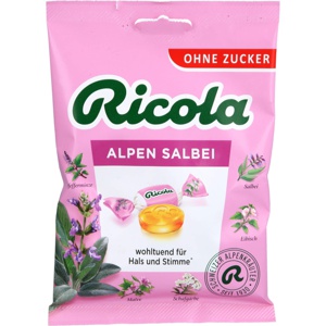 Ricola Alpen Salbei zuckerfrei 75 g Bonbons Produktbild